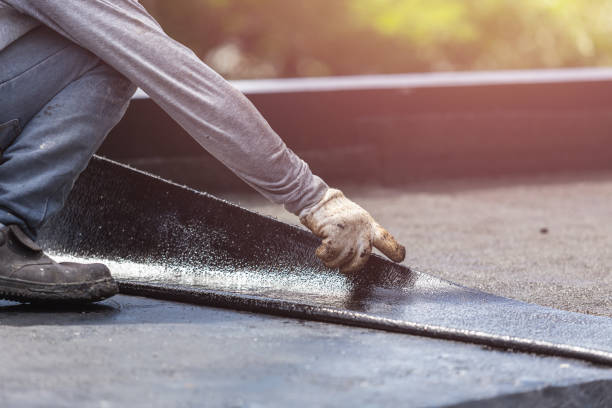 Professional Waterproofing technician working in Hickory Corners, MI